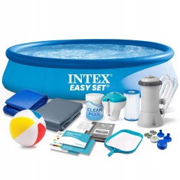 Išplečiamasis sodo baseinas 396 x 84 cm rinkinys 15in1 intex 28142