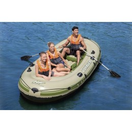 Trijų asmenų pripučiamas pontonas 348 cm x 142 cm bestway 65001