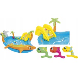 Vandens žaidimų aikštelė su čiuožykla bestway 53067