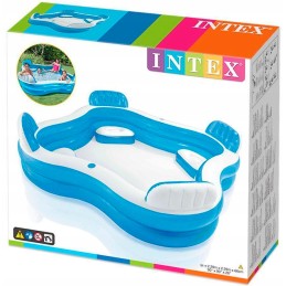 Pripučiamas baseinas su sėdynėmis 229 x 229 x 66 cm intex 56475