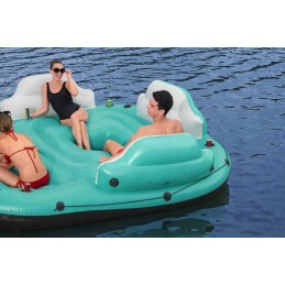 Inflatable island mattress 300 x 275 cm bestway 43407