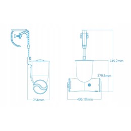 Siurblys 3974 lh skimeris 2in1, skirtas bestway 58469 baseinui