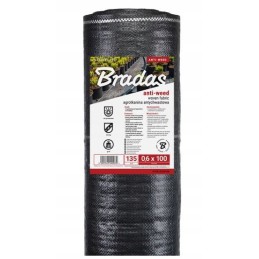 Agrotekstilė nuo piktžolių juoda 135g, 0,8 x 100m