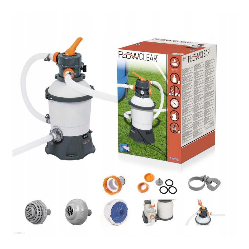 Smėlio siurblio baseino filtras bestway 3028 lh 58515