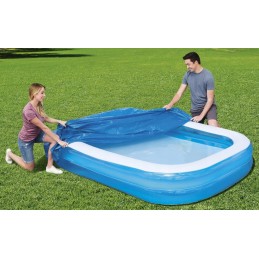 305 x 183 pripučiamas baseinas 54009 uždengtas rutuliniu kilimėliu