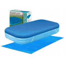 305 x 183 pripučiamas baseinas 54009 uždengtas rutuliniu kilimėliu