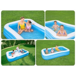 305 x 183 pripučiamas baseinas 54009 uždengtas rutuliniu kilimėliu