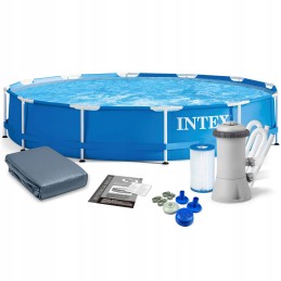 Didelis apvalus sodo rėmo baseinas 28212 366x76