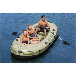 Trijų asmenų pripučiamas pontonas 348 cm x 142 cm bestway 65001