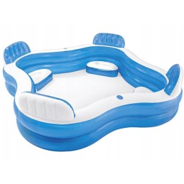 Intex piepūšamais baseins ar sēdvietām 4 personām, dārza izmērs, xl