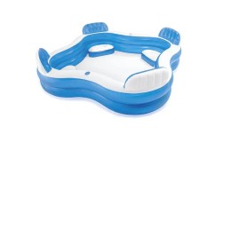 Inflatable pool intex seats 4 people garden xl