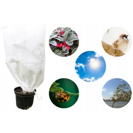 ✨ Lenkiškas apsauginis gaubtas, agrotekstilės maišelis, žieminis, 10 vnt