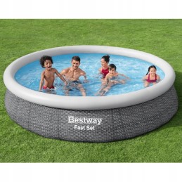 Bestway baseinas su priedais, apvalus, 366x76cm