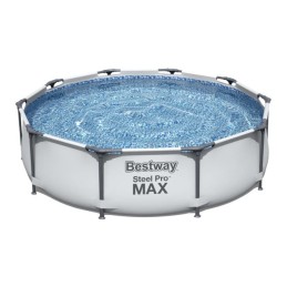 Plieninis pro max rėmo baseinas 305x76 apvalus 10 pėdų