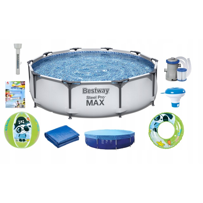 Antžeminis baseinas bestway plieno pro maks. 305x76cm 14in1