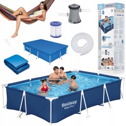 Bestway rėmo baseinas 300x201x66cm 12in1 56411