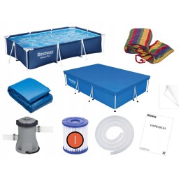Bestway rėmo baseinas 300x201x66cm 12in1 56411