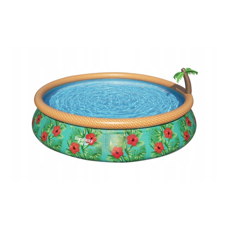 Bw 57416 plaukimo baseinas, greitai pritvirtintas paradinis delnas 457x84 9677l