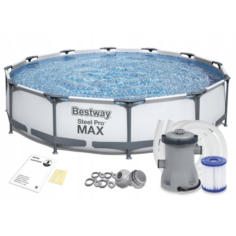 Bestway rėmo baseinas 366x76 56416 rinkinys 10in1