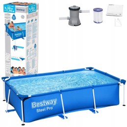 Bestway baseino rėmas 259x170x61cm 6in1 pompa 56403