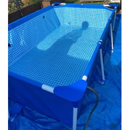 Plieninis sodo baseinas 260x160x65 cm 28271