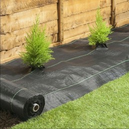 Agrotextile 70g/m2 mulching anti-weed in a roll 1.1x100m + anchors
