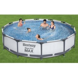 Bestway 56416 rėmo baseino 366x76 dangtis 11 in 1