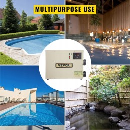 Vevor termostatas baseino šildymui 5 5 kw