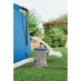 Išsiplečiantis sodo baseinas su flanšu 366x76cm bestway 57274 pompa