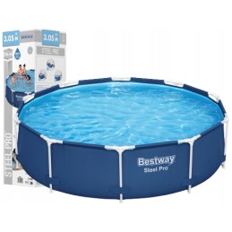 Bestway apvalus sodo karkasinis baseinas 56677
