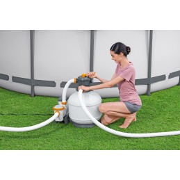 58499 smėlio filtro siurblys baseinams 8327l h bestway žarnų jungtys