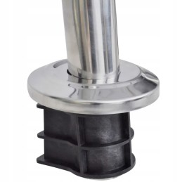 Vidaxl baseino kopėčios su 3 pakopų nerūdijančio plieno 304 120 cm 90502