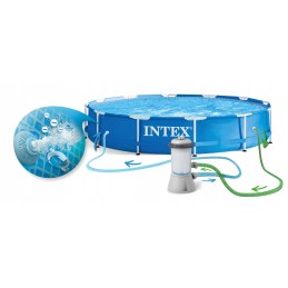 Plieninis sodo baseinas 366 x 76 cm 10in1 intex