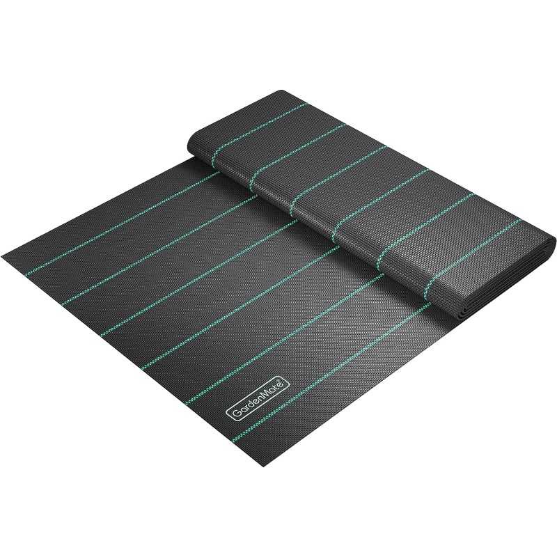 Gardenmate nuo piktžolių audinys, 2 x 15 m, vandeniui laidus audinys nuo piktžolių, neaustinis audinys nuo piktžolių, su apsauga