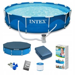 Plieninis sodo baseinas 305 x 76 cm 16in1 intex 28