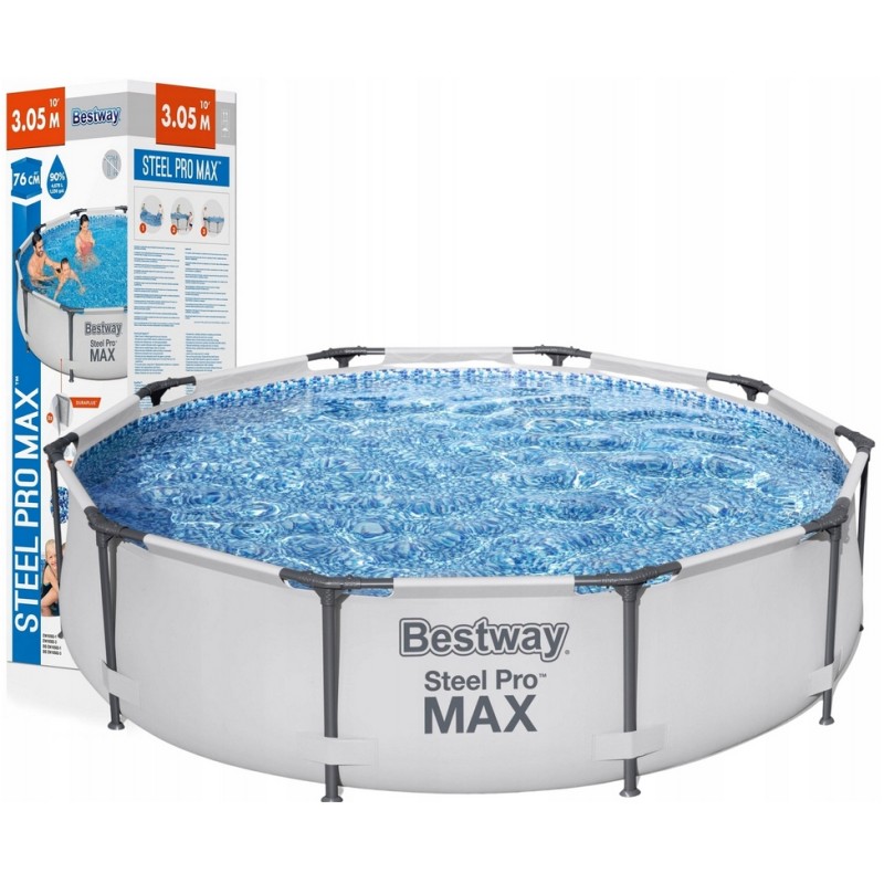 Šeimos sodo karkasinis baseinas 305x76cm bestway 56406