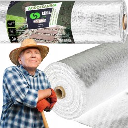 Agrotekstilė sodo kilimėlis balta žieminė agrotekstilė 100 mx 1,6 m 80 g