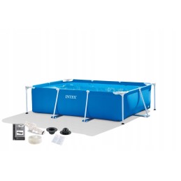 Karkasinis baseinas 220x150x60 stiprus siurblys 15in1 intex 28272