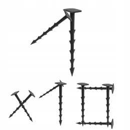 10x inkariniai kaiščiai agrotekstilei, agrotekstilei tvirtinti, 15 cm