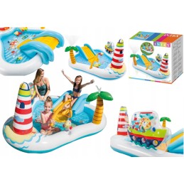 Intex pripučiamas baseinas, žvejybos žaidimų aikštelė