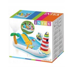 Intex pripučiamas baseinas, žvejybos žaidimų aikštelė