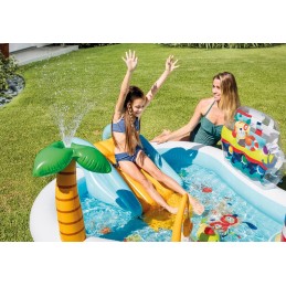 Intex pripučiamas baseinas, žvejybos žaidimų aikštelė