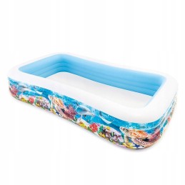 Pripučiamas baseinas su žuvimi 305 x 183 x 56 cm intex 58485