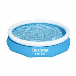 Nd18_4195 bestway 57458 greitas išsiplėtimo baseinas su filtro siurbliu 3 05m