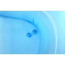 Vaikų baseinas su čiuožykla vaikams, didelė 239x206cm vandens žaidimų aikštelė