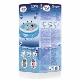 Sodo išsiplėtimo baseinas 12 pėdų 366x76 cm bestway