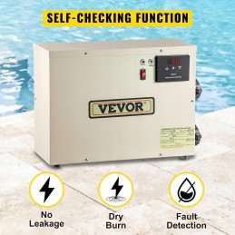 Vevor termostatas baseino šildymui 5 5 kw