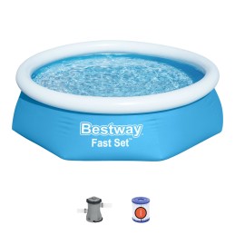 Šeimos baseinas vaikams, 244x61 cm, bestway, 9 viename siurblys