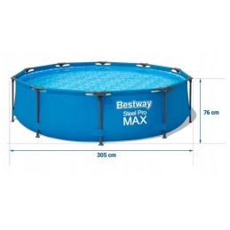 Karkasinis baseinas 366 x 76 cm bestway 56416