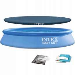 Išsiplečiantis sodo baseino dangtis 305x61 intex 6in1
